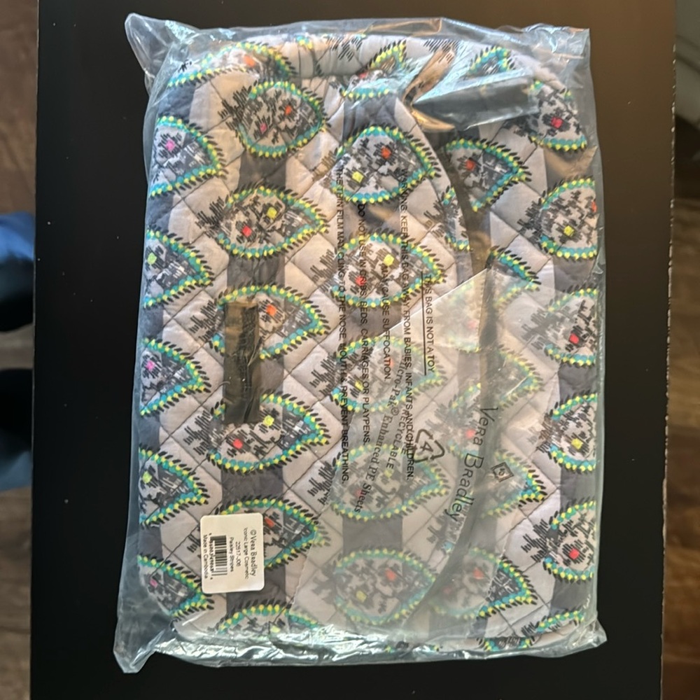 Vera Bradley iconic large cosmetic bag